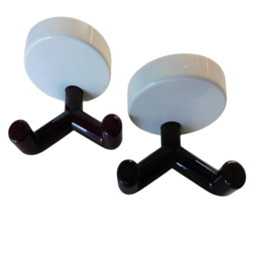 10 Stück Wandhaken, 2-fach Creme (1)